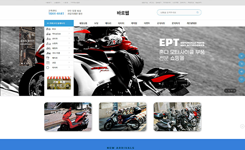 스포츠/레저/취미 쇼핑몰 디자인샘플 s1105001